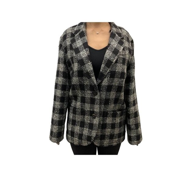 Paul Costelloe Vintage Plaid Donegal Tweed Wool Blazer Suit Jacket Size … - Picture 1 of 12